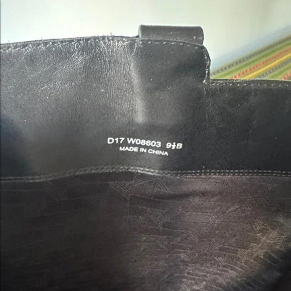 Cole Haan Katrina Knee-High Riding Boots Black Leather Size 9.5B - Picture 13 of 14